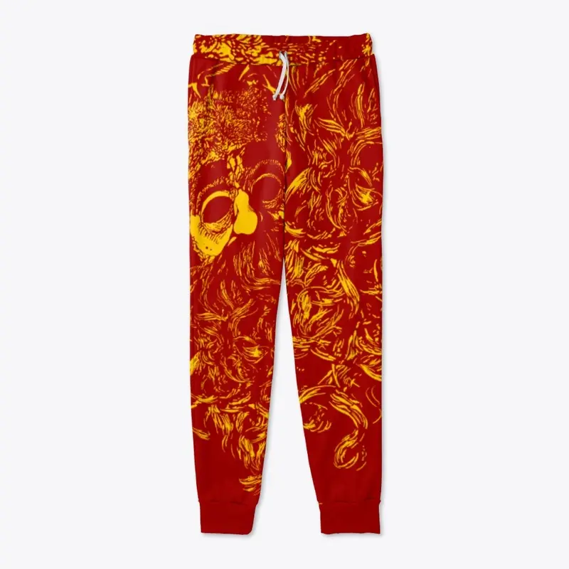 Santa Pants - Yellow and Red